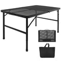 3FT Camping Table with Mesh Desktop, Lightweight & Portable Small Folding Grill Table