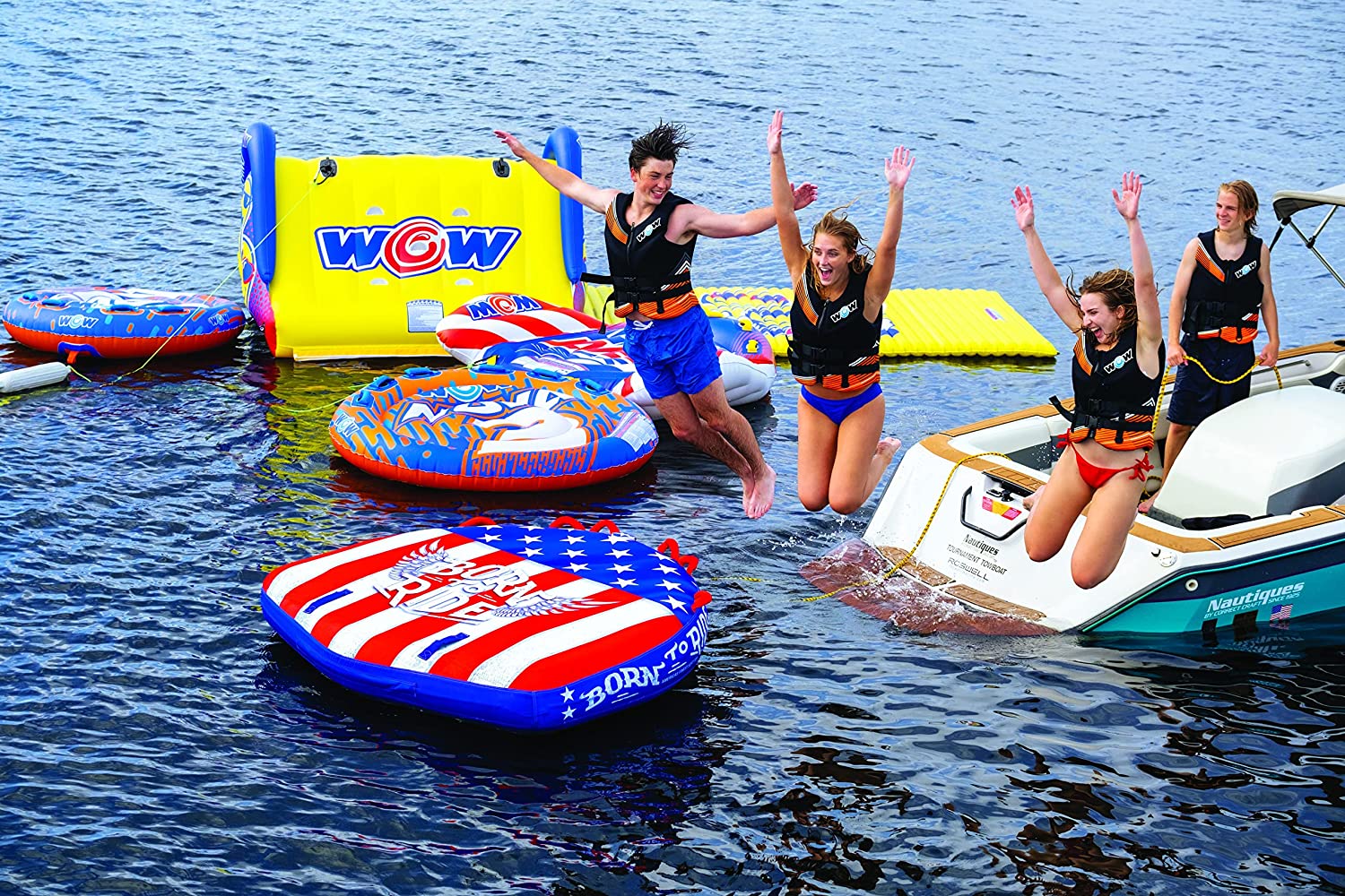 WOW Watersports Born to Ride 3 Person 3P Towable