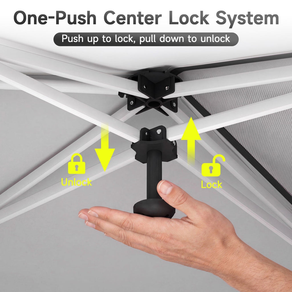 Pop Up Canopy Tent 10x30 FT with 8 Sidewalls