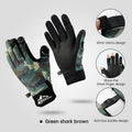 fishing gloves dew three-finger non-slip plus velvet warm windproof riding cold-proof fishing