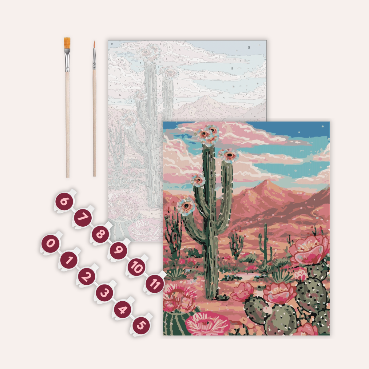 Southwest Paradise - Paint by Numbers Kit