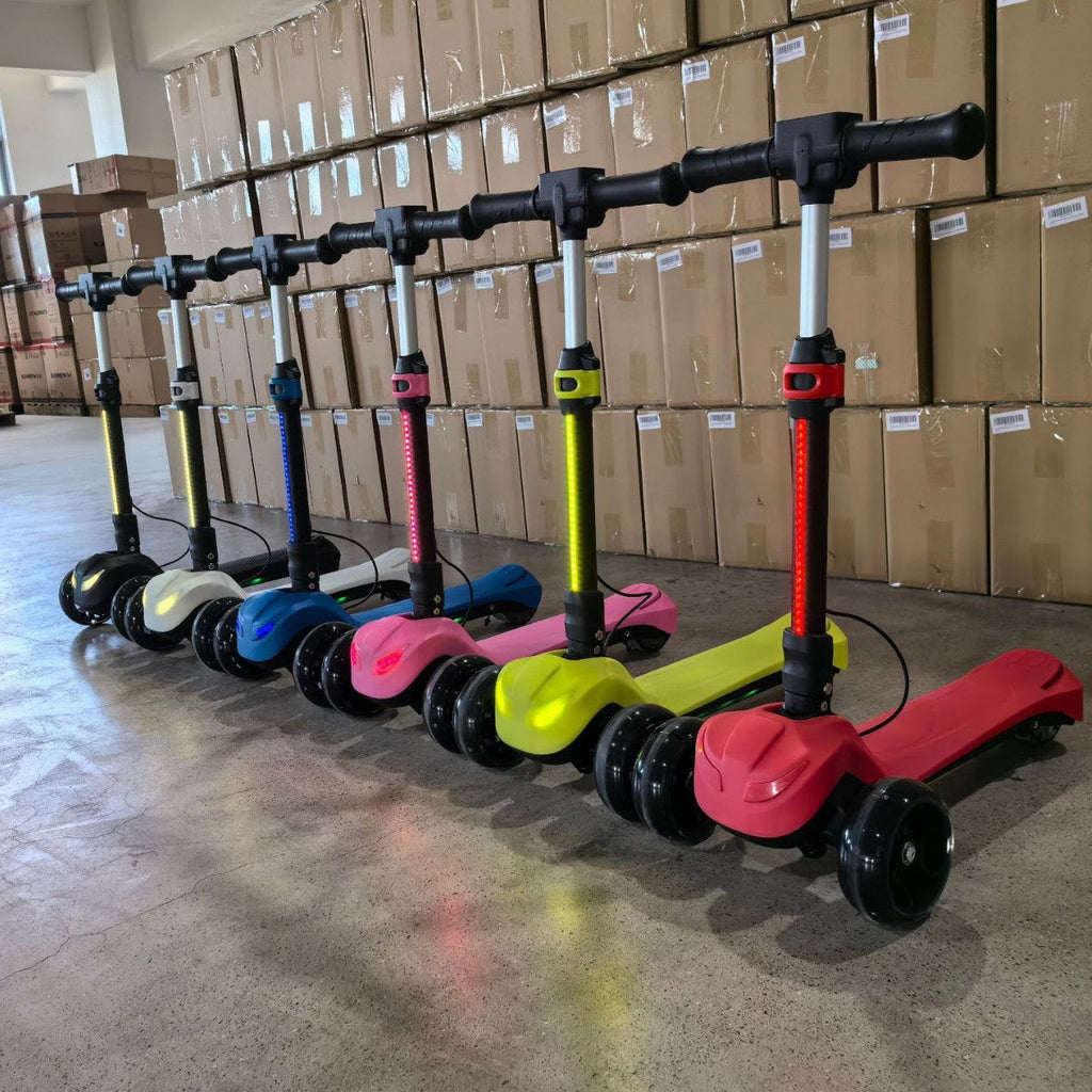 Electric Three Wheeled Scooter Adjustable For Transportation Portable And Foldable Scooter