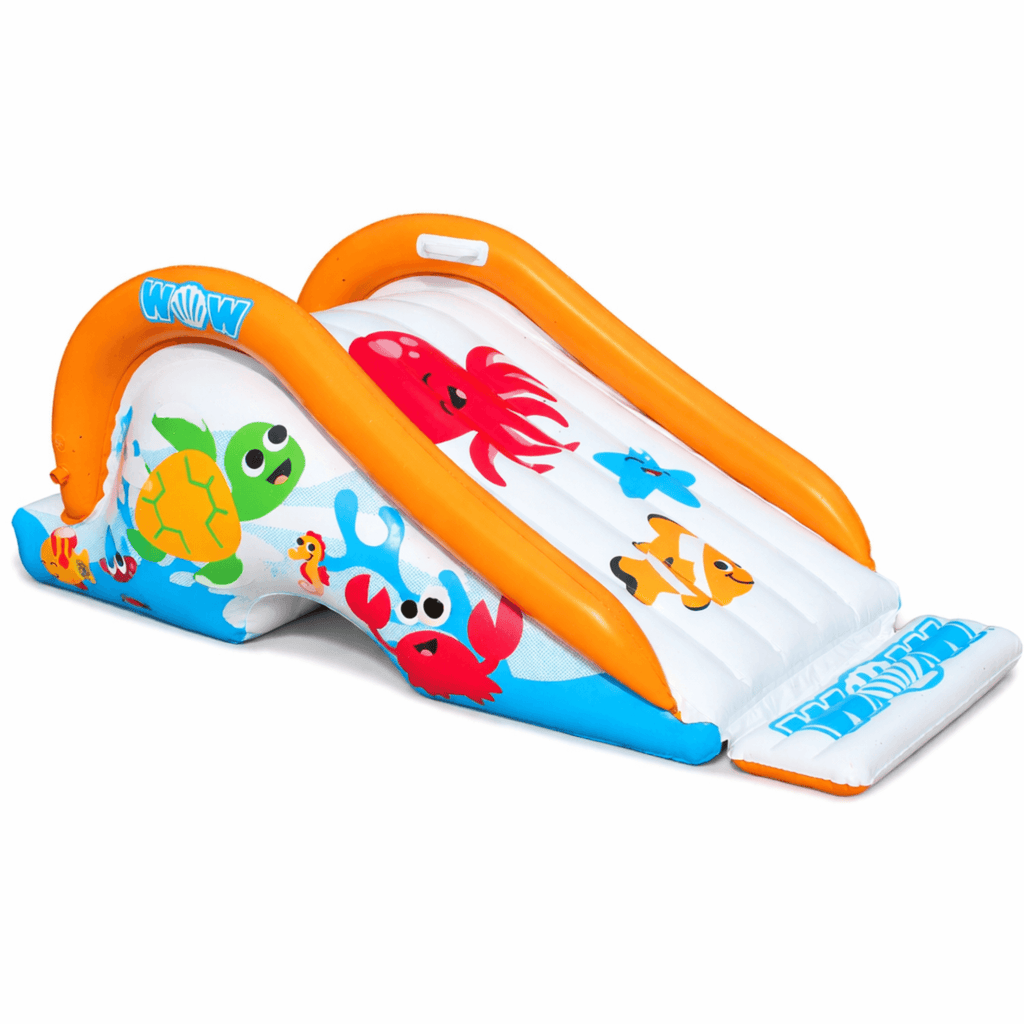 WOW Watersports Swirl Splash Pad Slide (Slide Only) with Inflated Side Rails