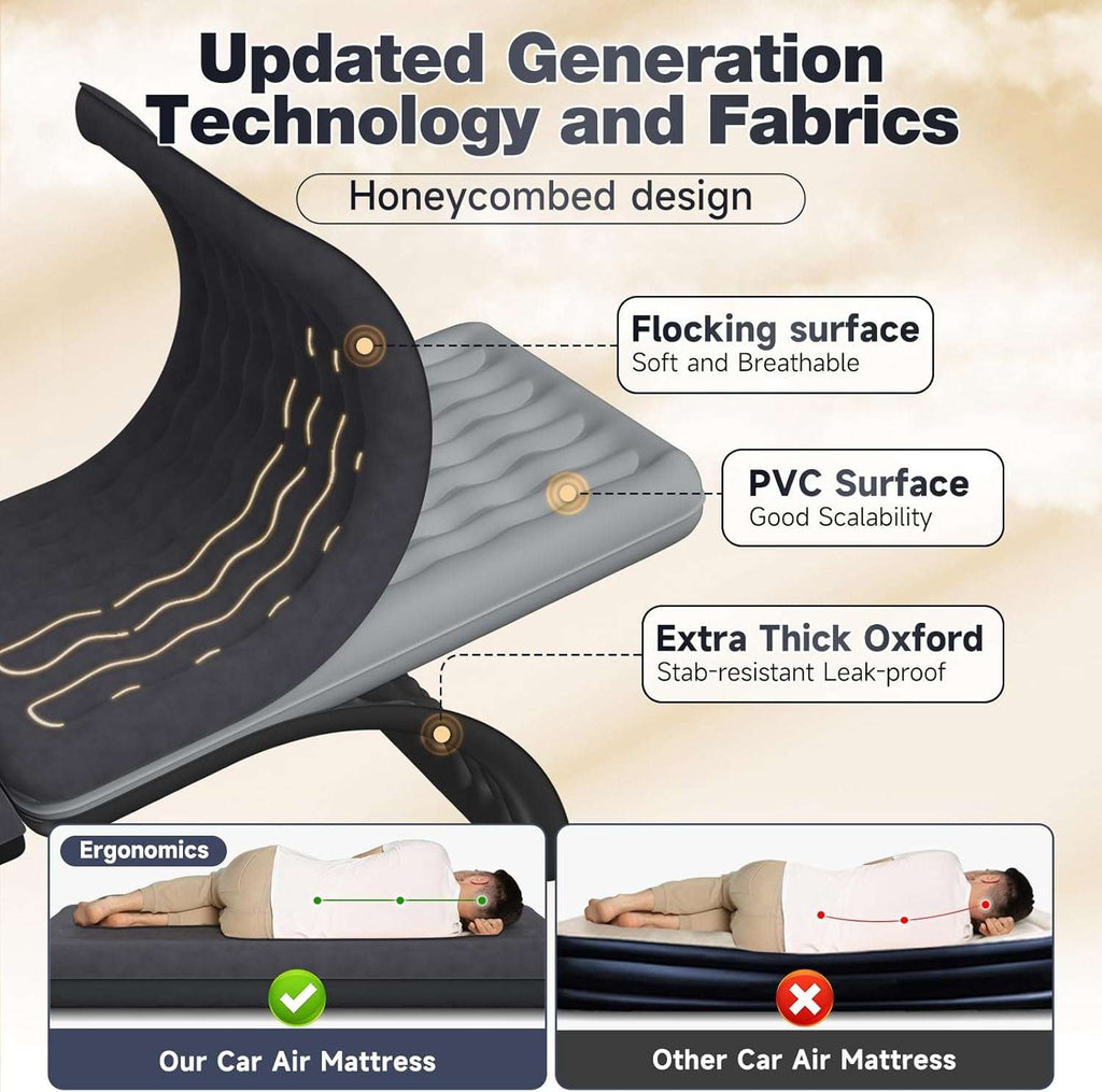 Thicken Backseat SUV/Car/Truck Air Mattress Air Bed Inflatable SUV Truck Mattress