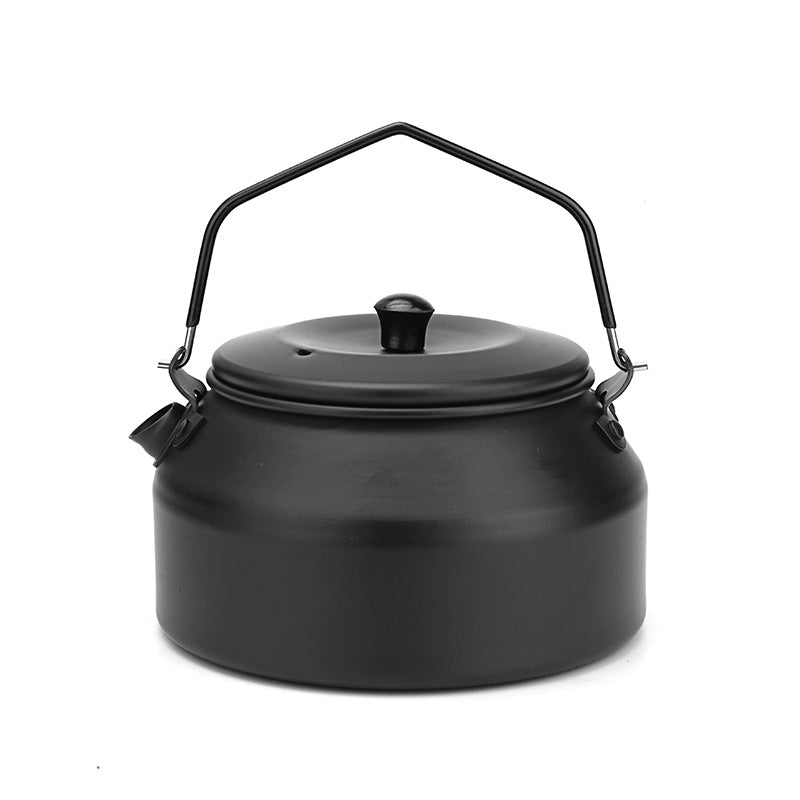 Non-stick coating aluminum alloy cover pot kettle portable camping pot frying pans