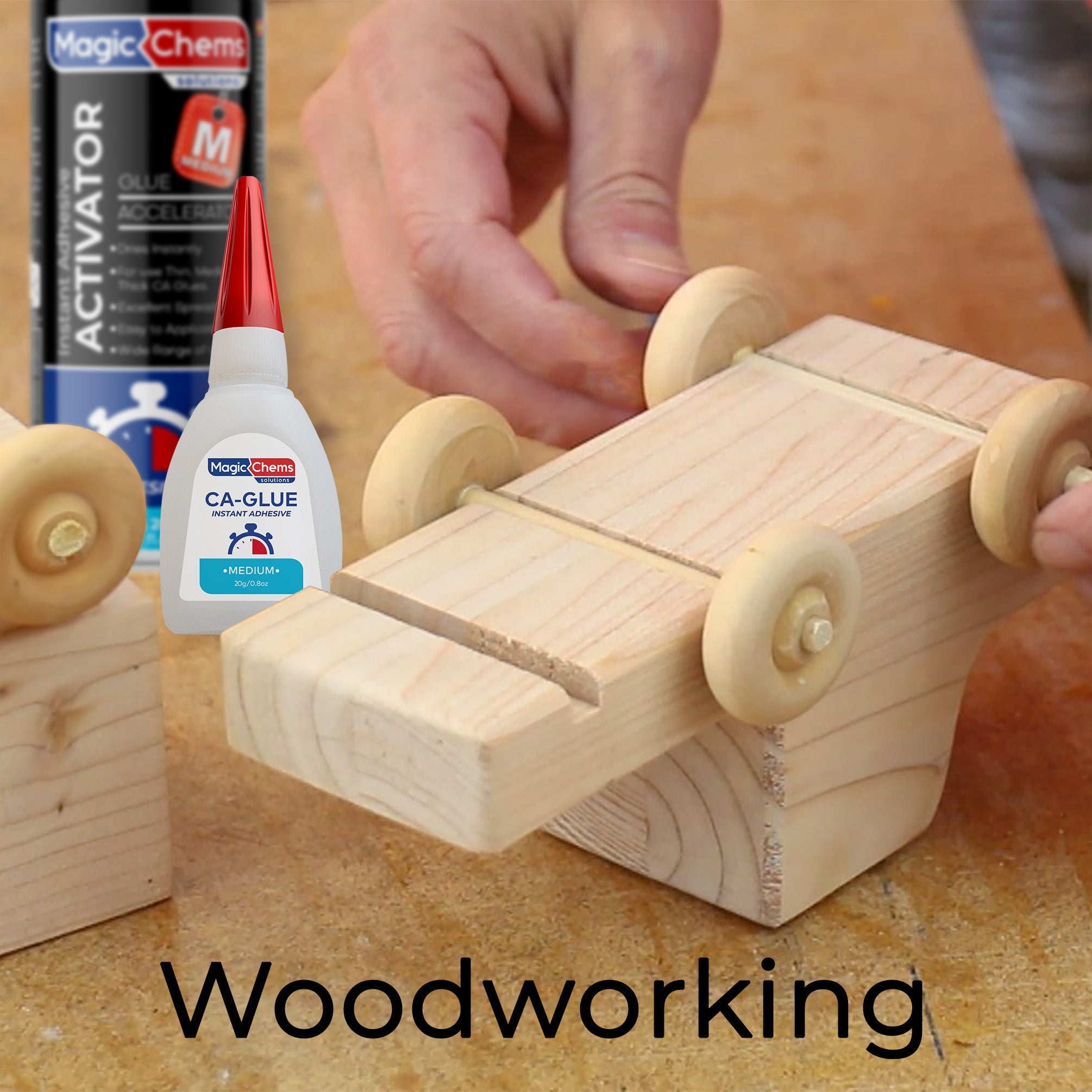 CA Glue with Activator (2 x 0.8 oz + 6.7 fl oz)