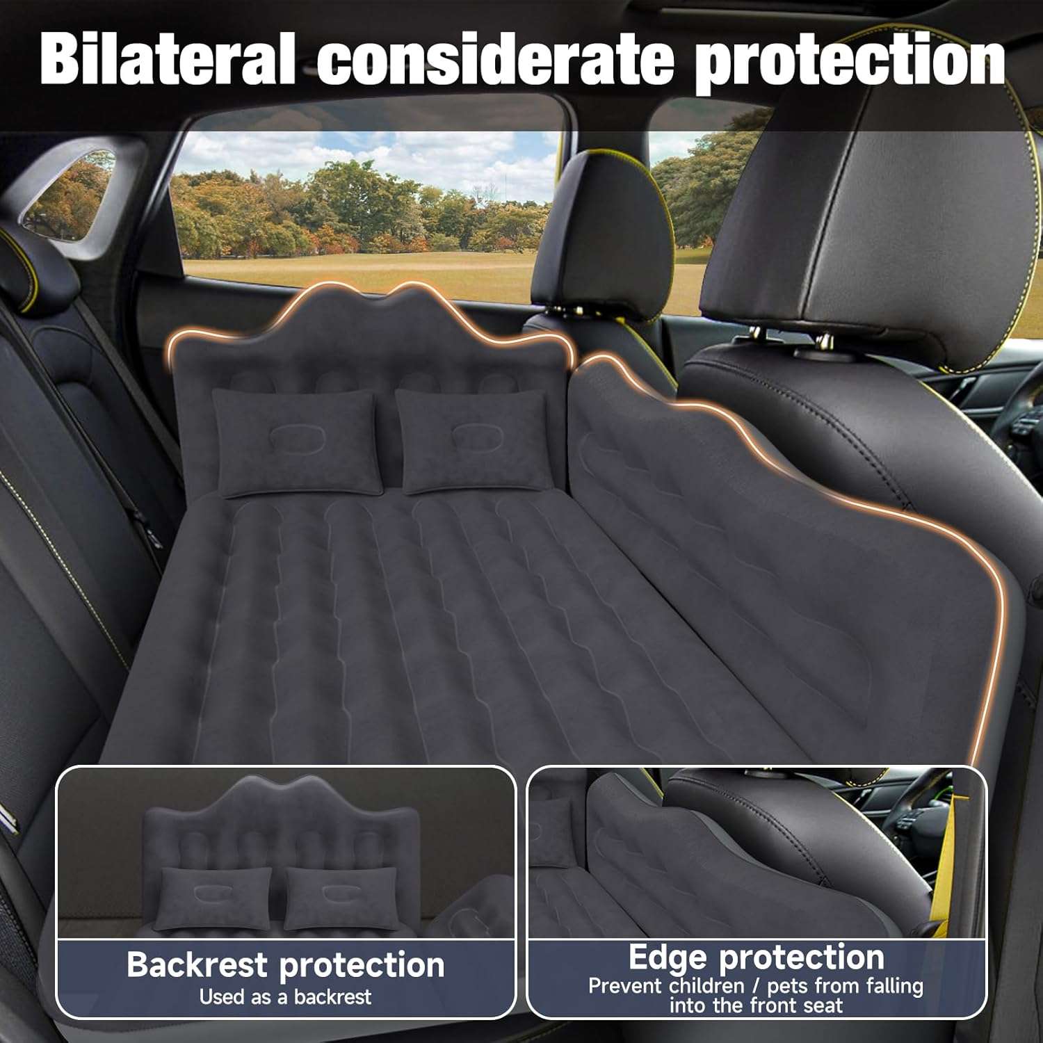 Thicken Backseat SUV/Car/Truck Air Mattress Air Bed Inflatable SUV Truck Mattress