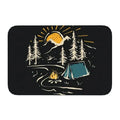 River Scenery Flocked Floor Mat Ground Protection Mat