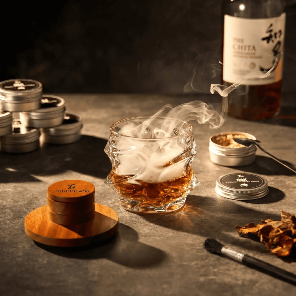 Tsuki Smoker Kit For Whisky & Cocktail (Storm Bundle)