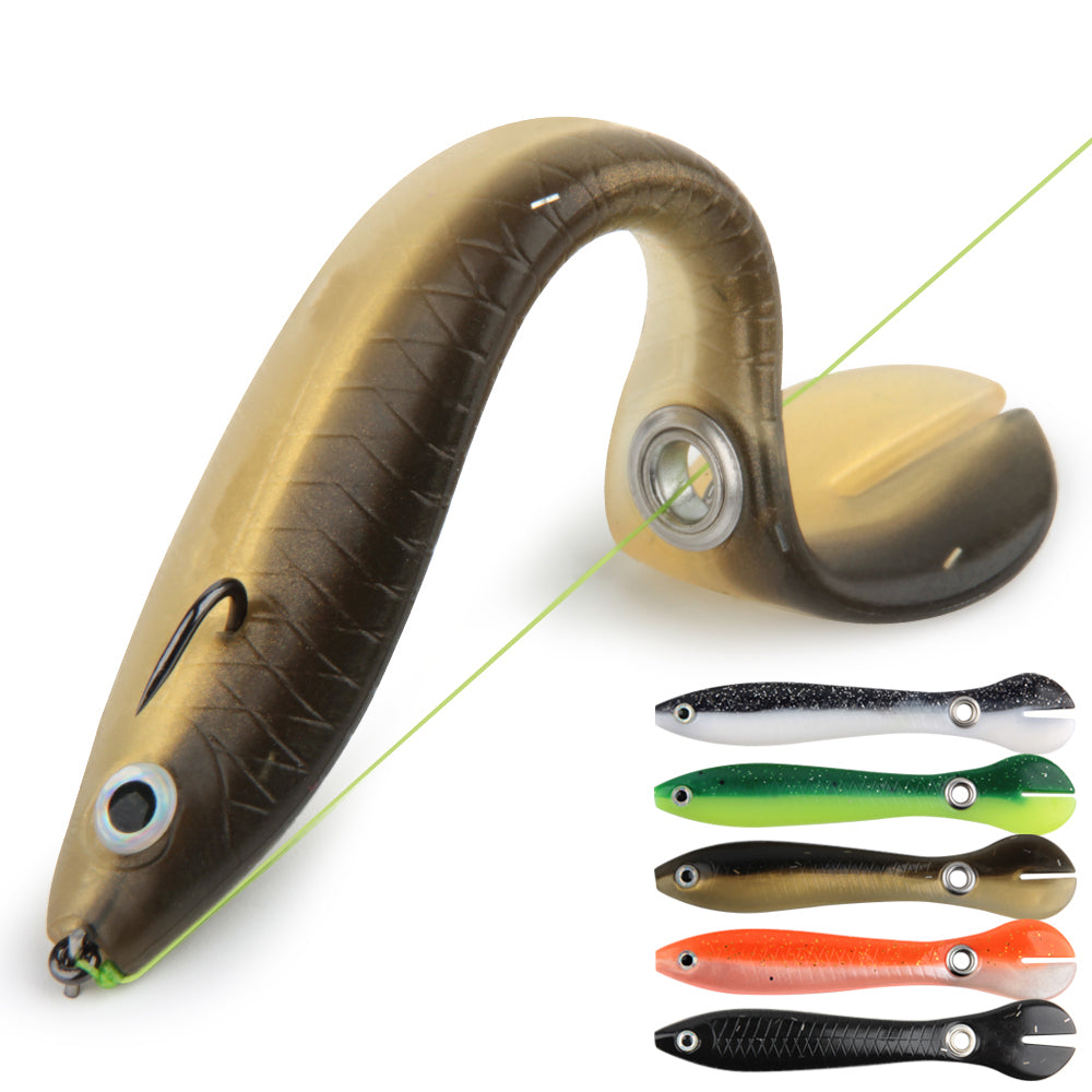 A Mock Lure Can Bounce With Slip Mechanism  For Bass Trout Pike Spring Autumn