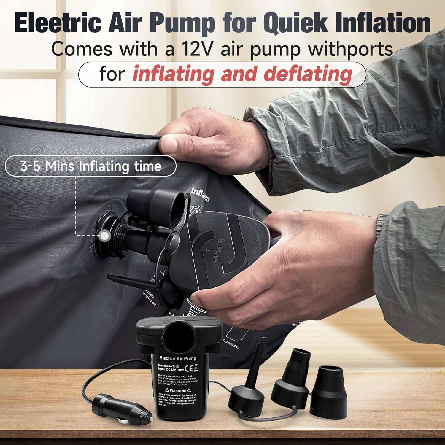 Thicken Backseat SUV/Car/Truck Air Mattress Air Bed Inflatable SUV Truck Mattress