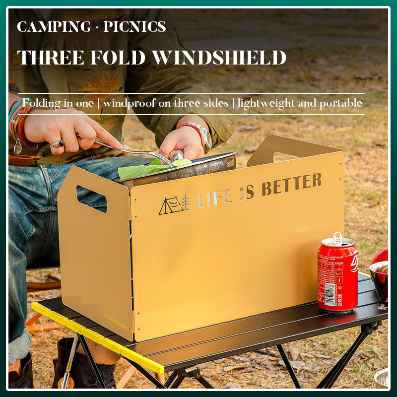 Outdoor stove enclosure wind shield camping w stove folding stove wind shield