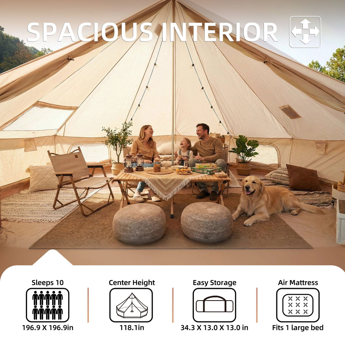 VKAMP 4 Season Bell Tent - 16.4FT
