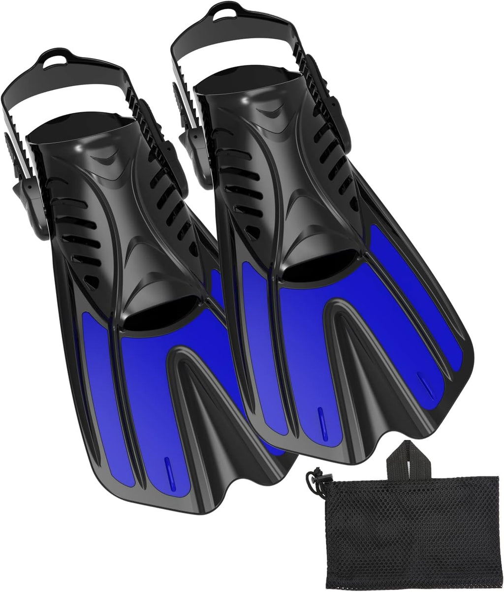 Diving fins Snorkeling Gear for Adults Snorkel fins Swim fins Open, Adjustable