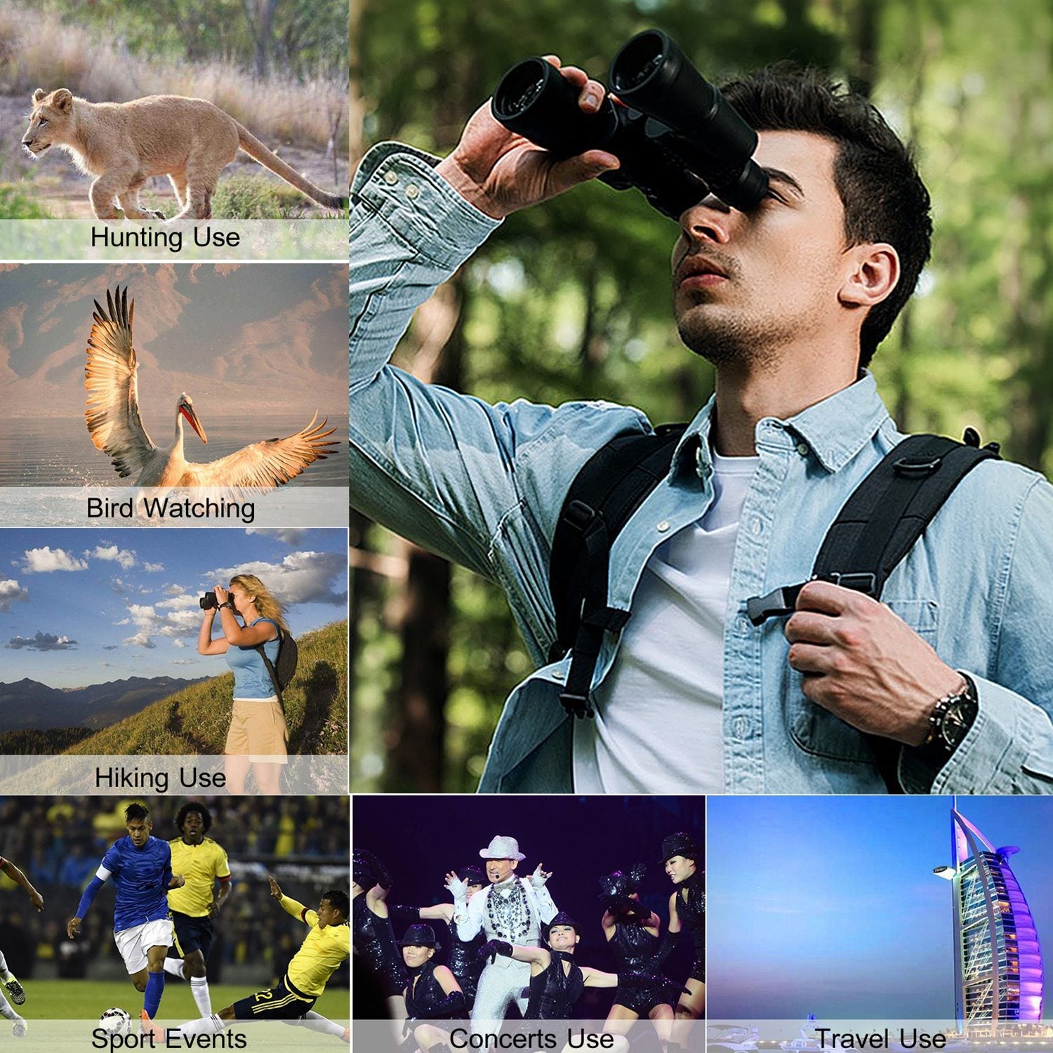 Binoculars – Portable Zoom | Outdoor Use