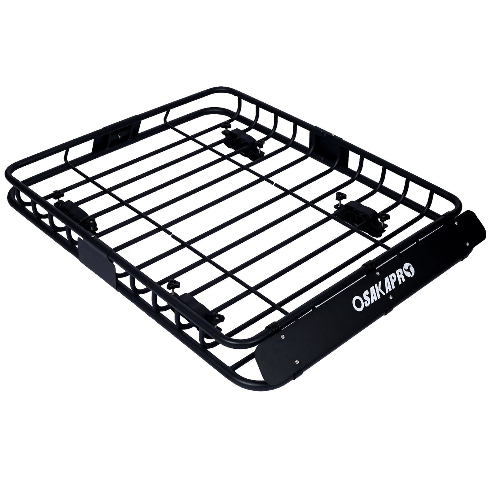 Motoring Rooftop Cargo Carrier Basket Steel Universal Fit Roof Rack