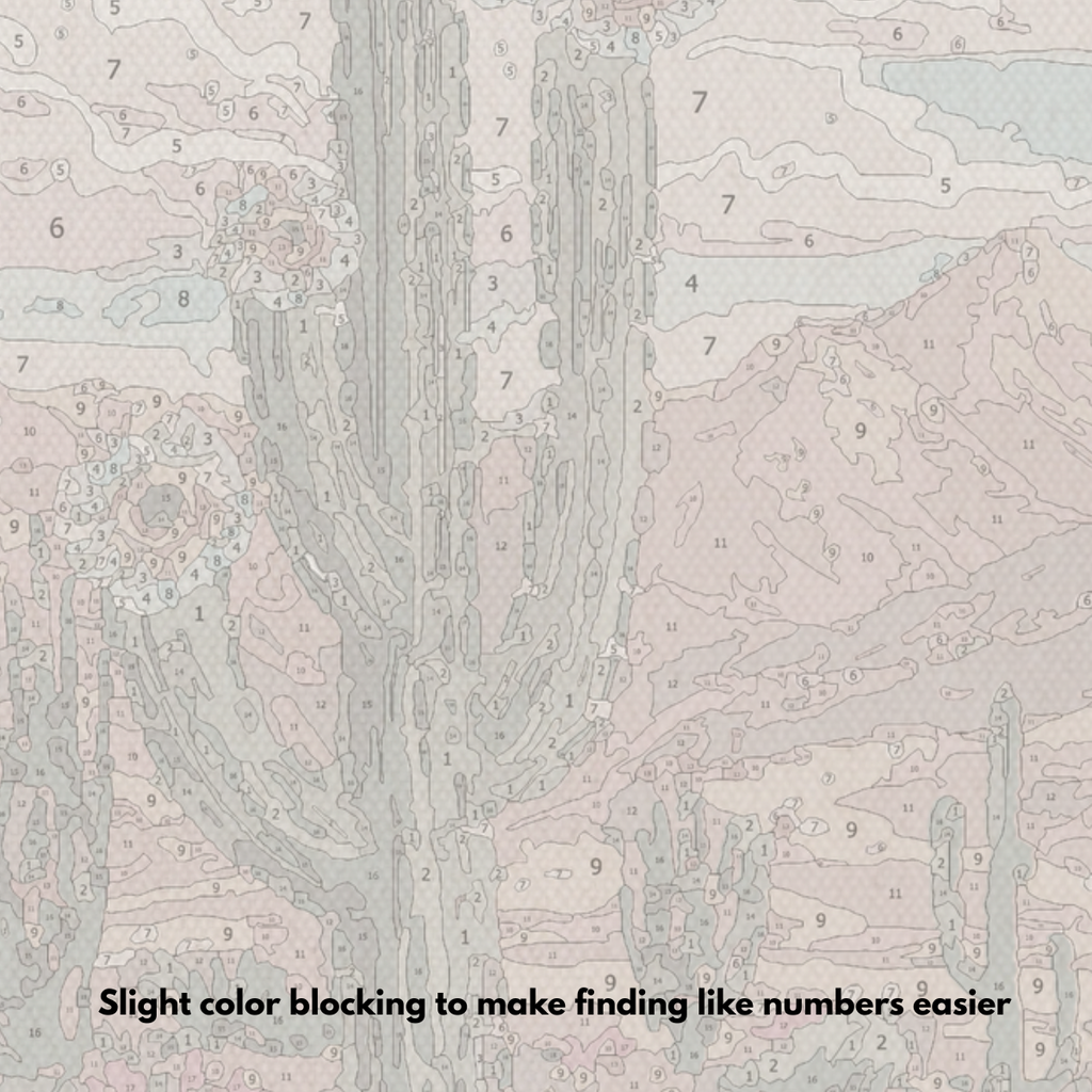 Southwest Paradise - Paint by Numbers Kit