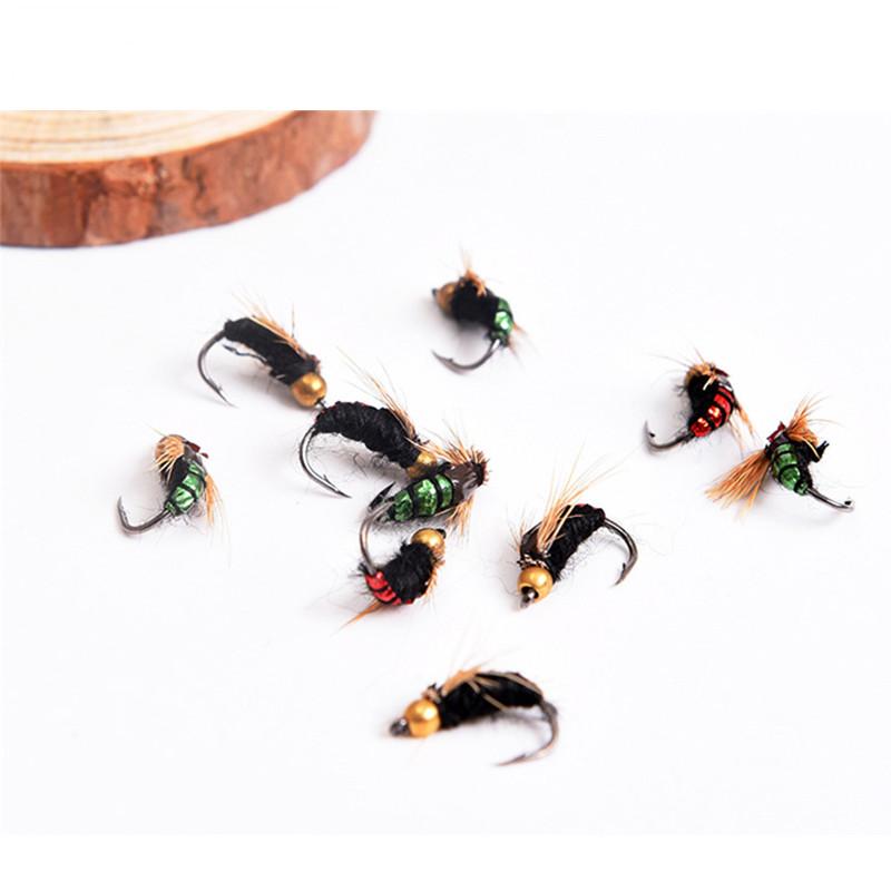 40pcs/box Fly Fishing Flies Lure High Carbon Steel Fly Tying Hooks Trout Fishing Flies