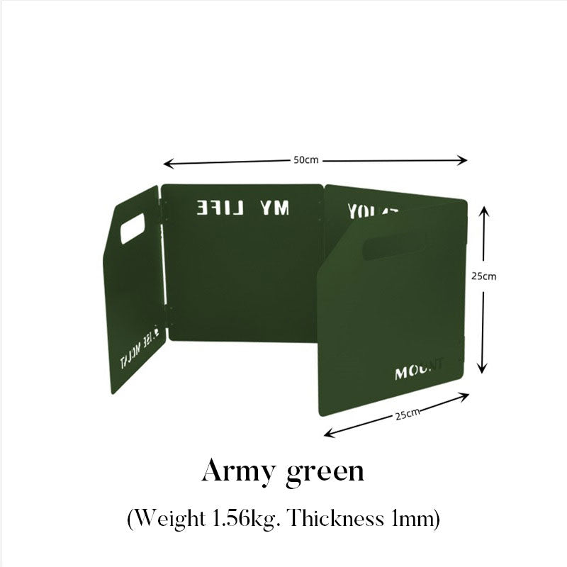 Outdoor stove enclosure wind shield camping w stove folding stove wind shield