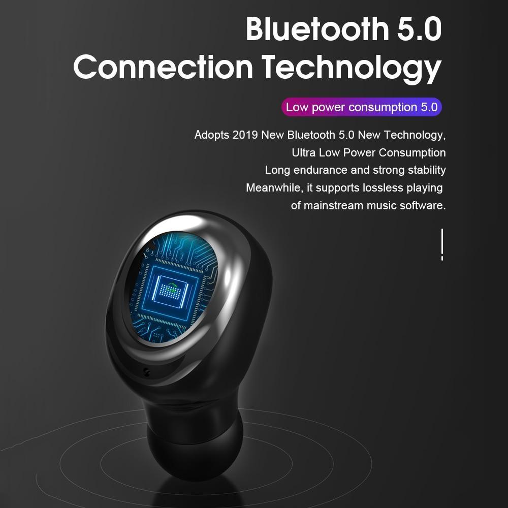 Bluetooth 5.0 Wireless Earphone TWS Headphones Touch Control