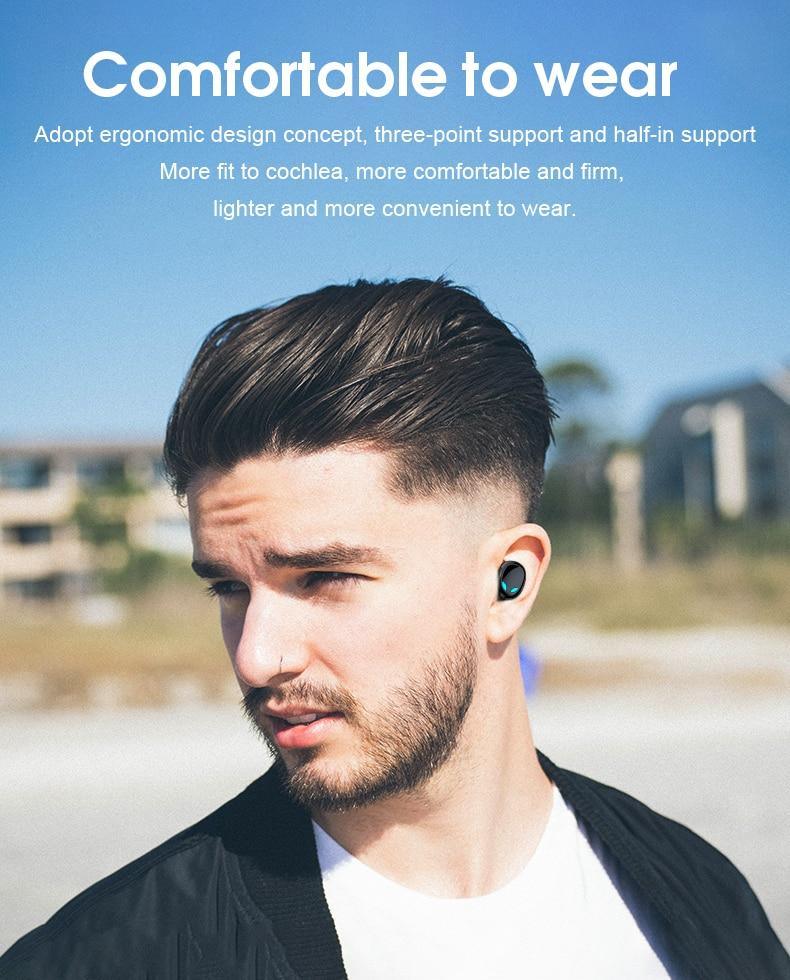 Bluetooth 5.0 Wireless Earphone TWS Headphones Touch Control