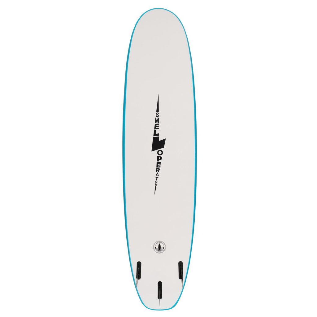 8' Swell Operator Soft Top Surfboard - Aqua