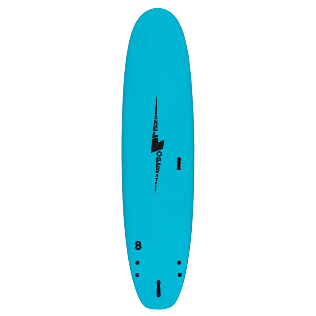 8' Swell Operator Soft Top Surfboard - Aqua