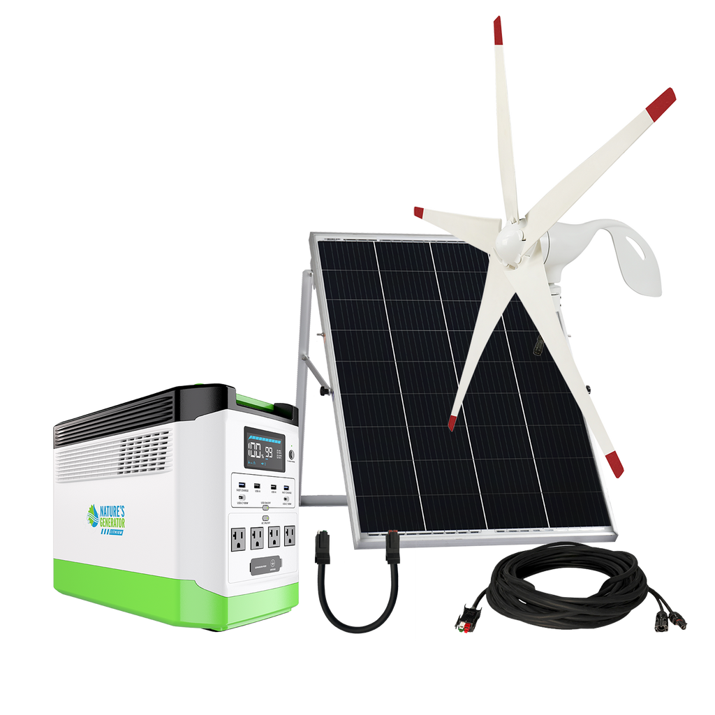 High Capacity Lithium 1800 Solar and Wind Generator