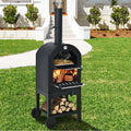 Portable Outdoor Pizza Oven with Stone & Waterproof Cover