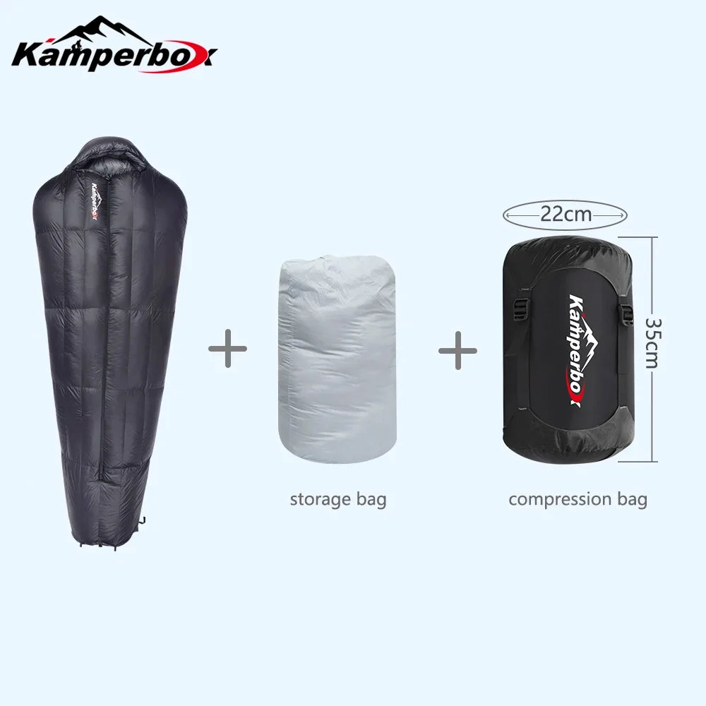 Kamperbox Down Winter Outdoor Ultralight Sleeping Bags Camping Equipment