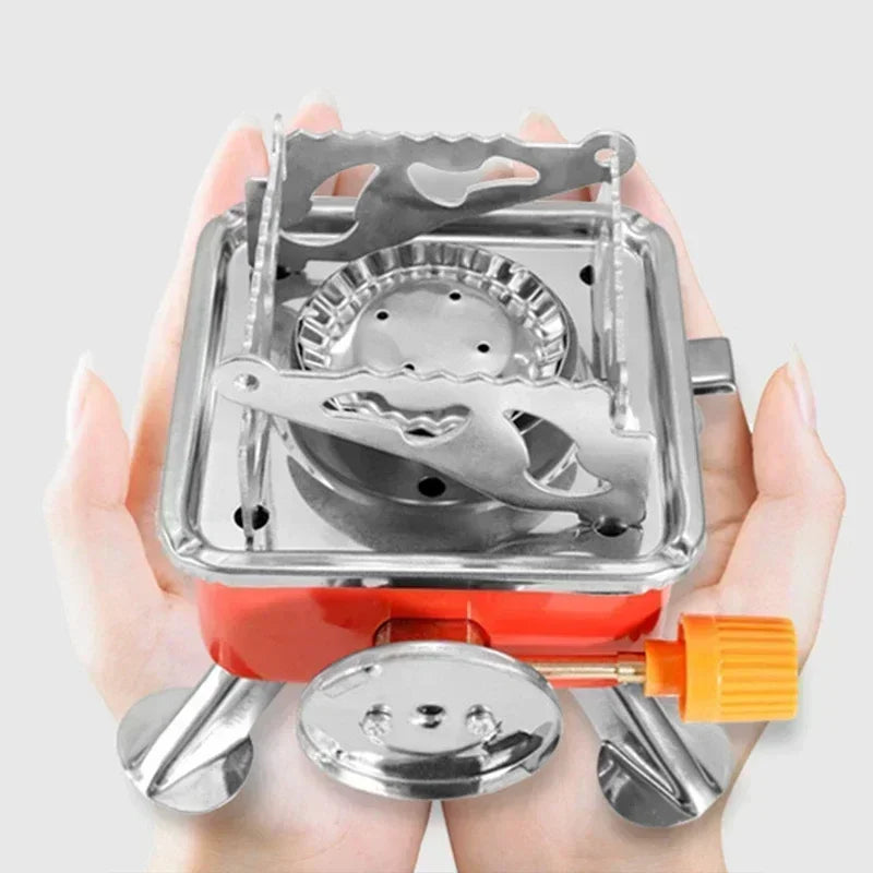 Portable Camping Windproof Outdoor Stove-Backpacking Camping Picnic Camping BBQ Grill