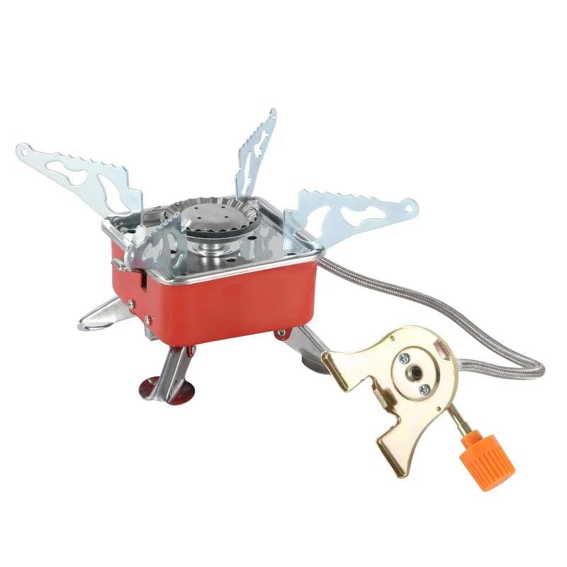 Portable Camping Windproof Outdoor Stove-Backpacking Camping Picnic Camping BBQ Grill