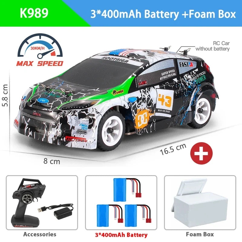 WLtoys K969 1:28 4WD 2.4G Mini RC Racing Car High Speed Off-Road Remote Control Drift