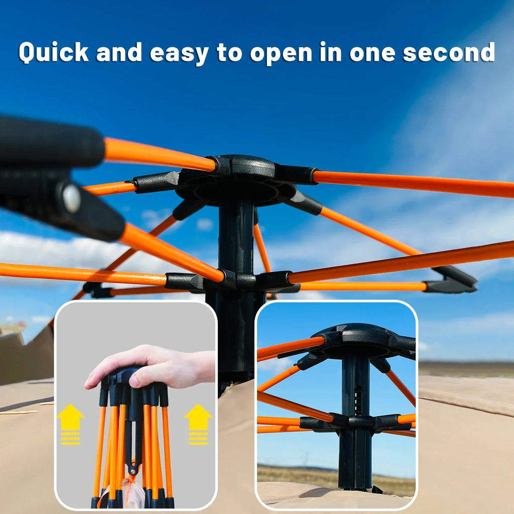 Outdoor Automatic Quick-opening Tent Automatic Rainproof Sunshine-proof 4 person tents