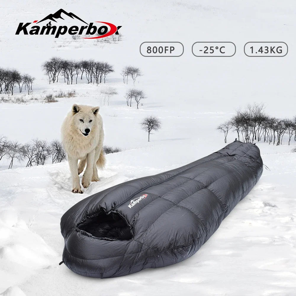 Kamperbox Down Winter Outdoor Ultralight Sleeping Bags Camping Equipment
