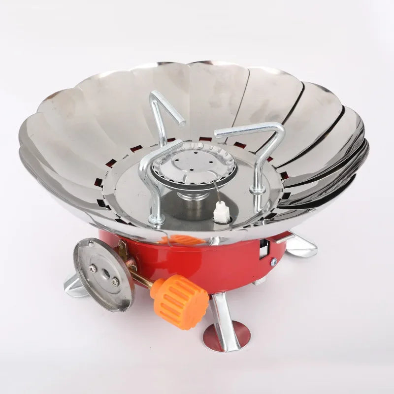Portable Camping Windproof Outdoor Stove-Backpacking Camping Picnic Camping BBQ Grill