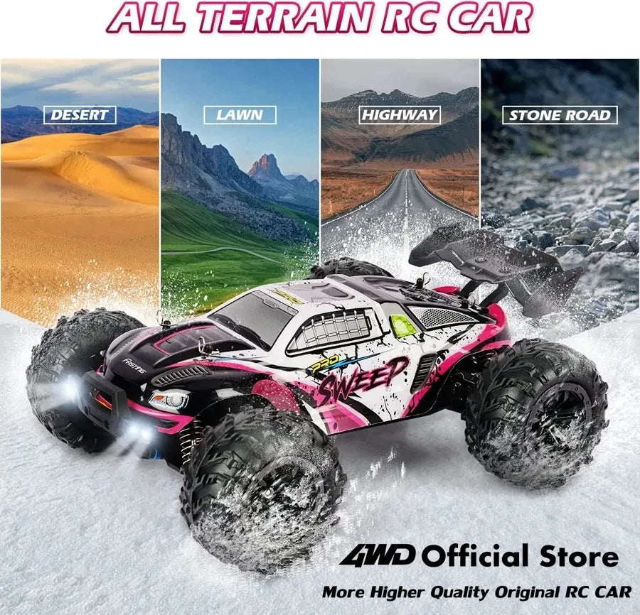4WD Remote Control Car High-Speed 50-80KM/H Off-Road Buggy Truck