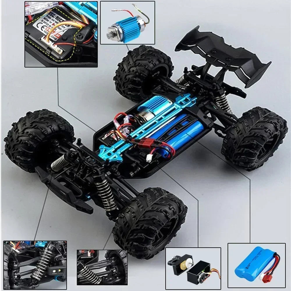 WLtoys 1:16 RC Car 50KM/H 4WD Off-Road Monster Truck Toy