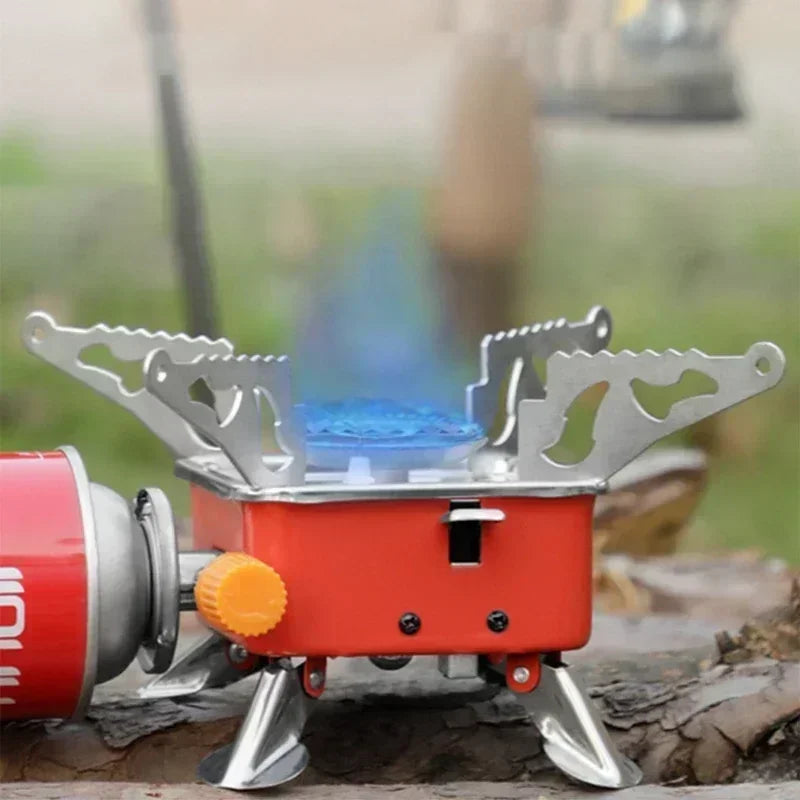 Portable Camping Windproof Outdoor Stove-Backpacking Camping Picnic Camping BBQ Grill