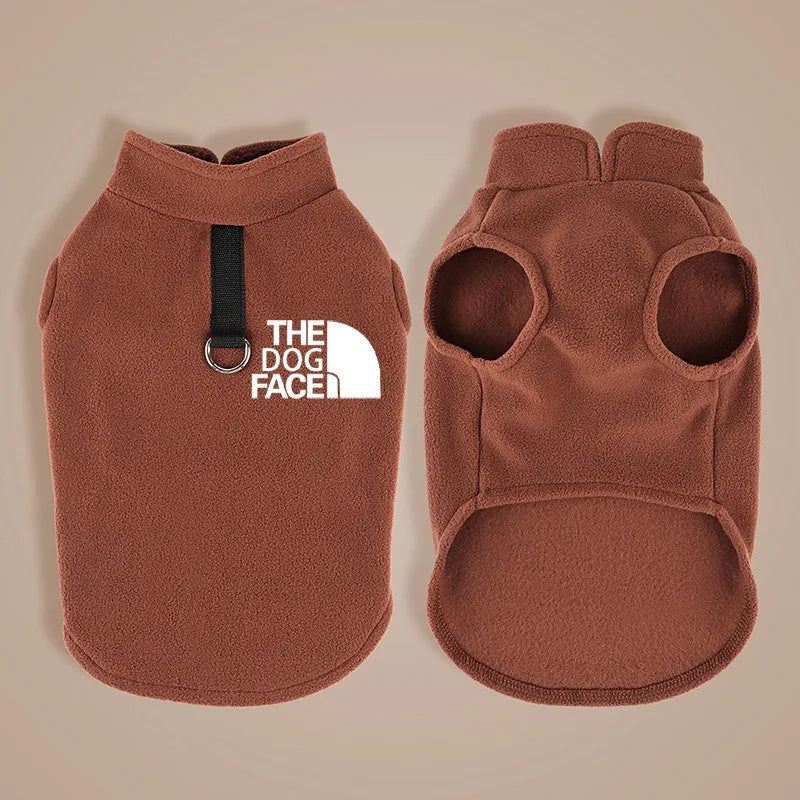 Fleece Warm Dog Sweater – Autumn Winter Coat for Small Dogs & Puppies