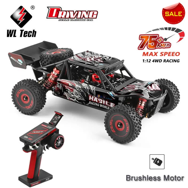 Pro 1:12 4WD RC Racing Car High-Speed Brushless Motor Off-Road Remote Control Drift