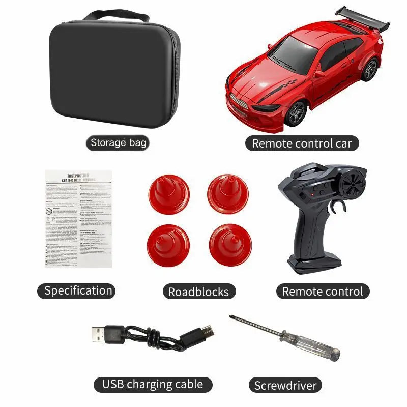 2025 KF20 1:64 Drift RC Car 4-Wheel Remote Control Racing Toy