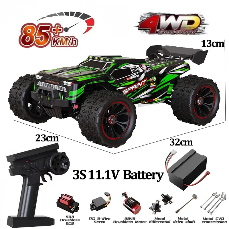 9522PRO 85KM/H High-speed RC Car Brushless Four-wheel Drive Off-road Drift 1:16 Professional Racing Car 9522 50KM/H Boy's Toy
