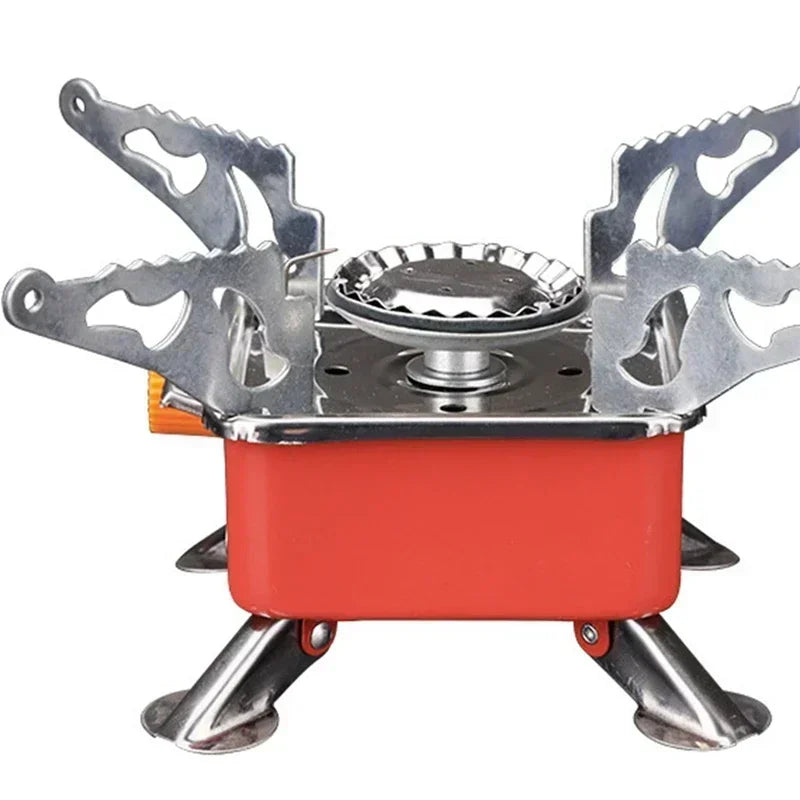 Portable Camping Windproof Outdoor Stove-Backpacking Camping Picnic Camping BBQ Grill