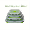 Collapsible Silicone Food Storage Containers – Stackable, Space-Saving, Microwaveable
