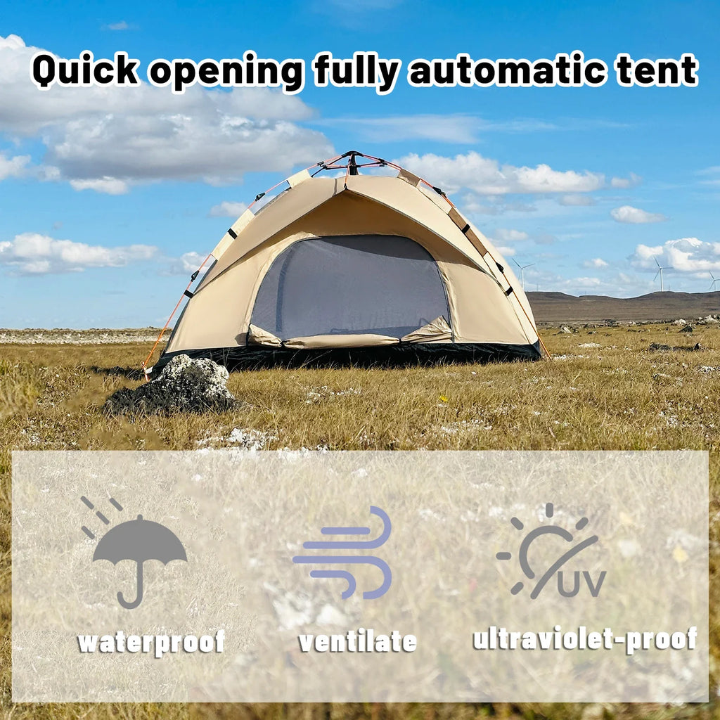 Outdoor Automatic Quick-opening Tent Automatic Rainproof Sunshine-proof 4 person tents