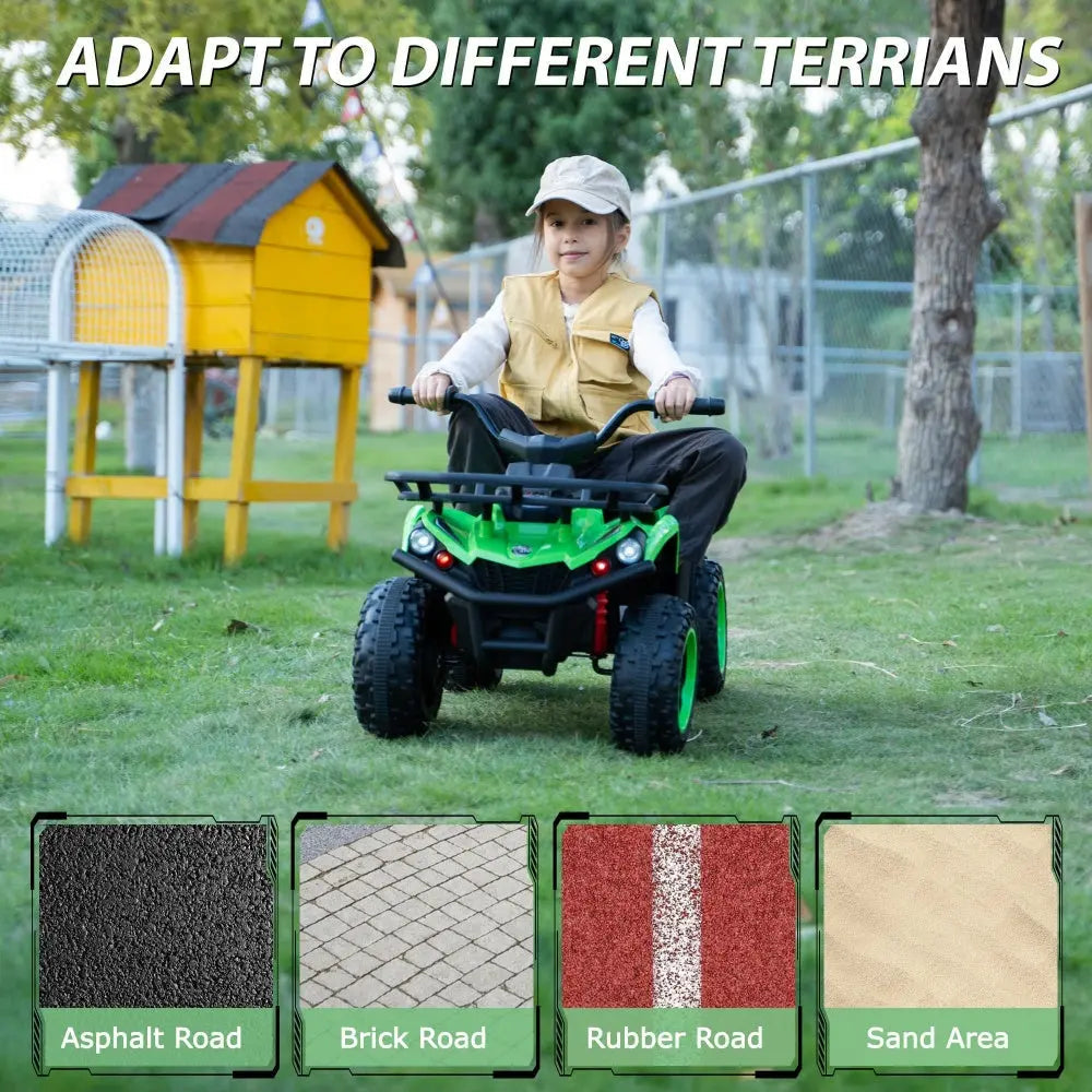 TOBBI 24V Electric Kids Ride-on ATV Quad