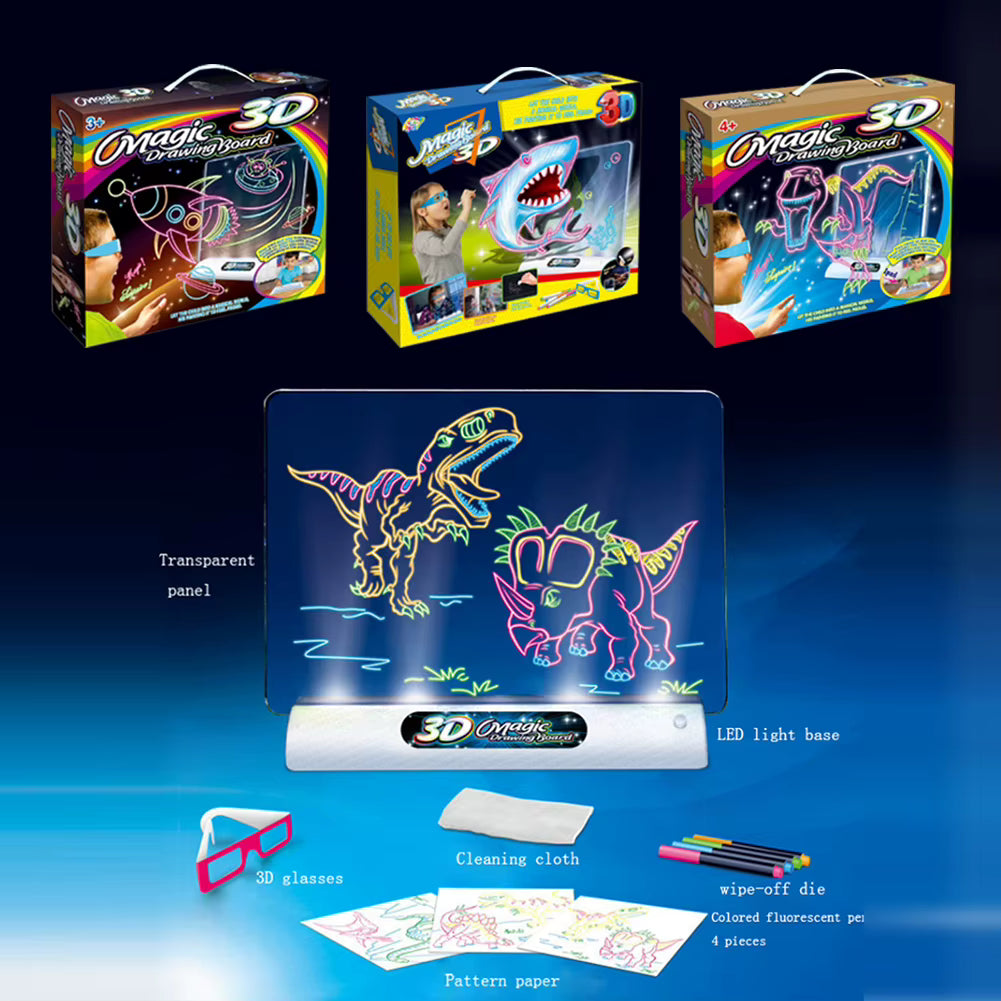 Magic 3D Flash Drawing Board