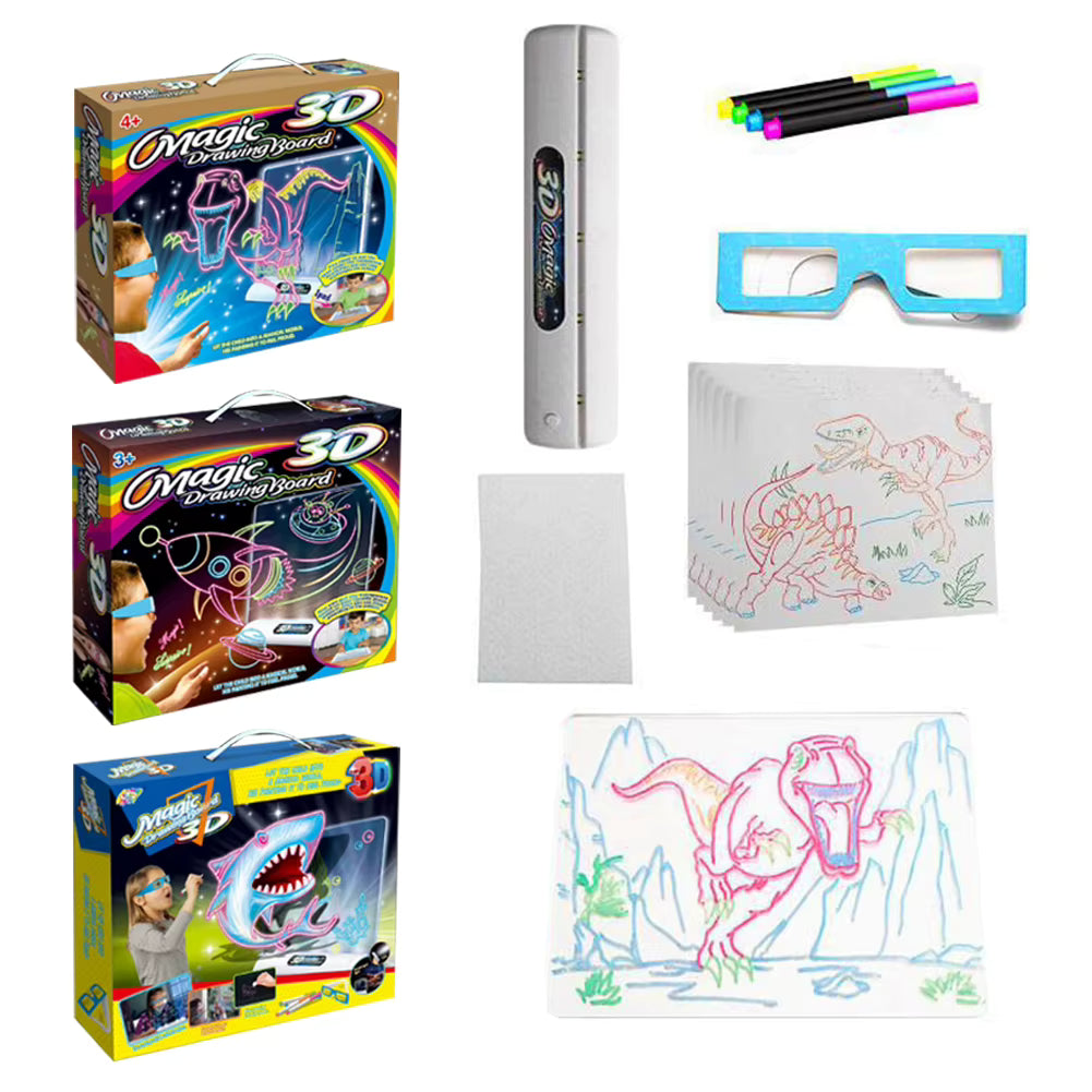 Magic 3D Flash Drawing Board