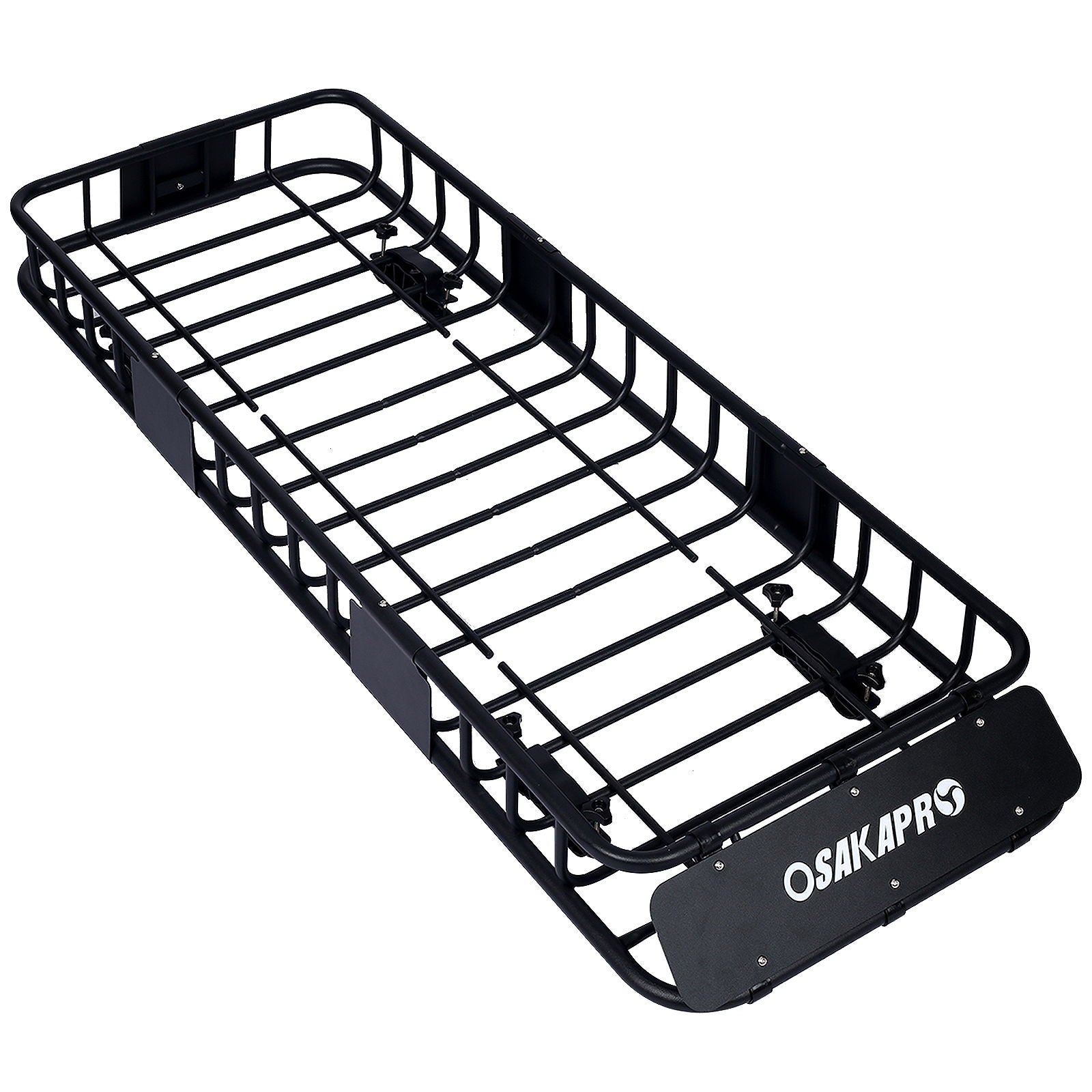 Motoring Rooftop Cargo Carrier Basket Steel Universal Fit Roof Rack